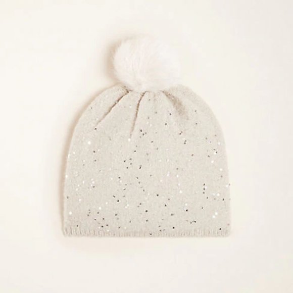 Ann Taylor NWT Women\'s Sequin Shimmer Hat‎